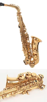 Bb Tenor Saxophone Gold Keys with Case Music Instrument