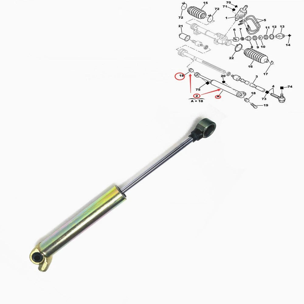 Automobile Hydraulic Power Steering Cylinder for Peugeot 205 306 309 Citroen ZX Elysee AX