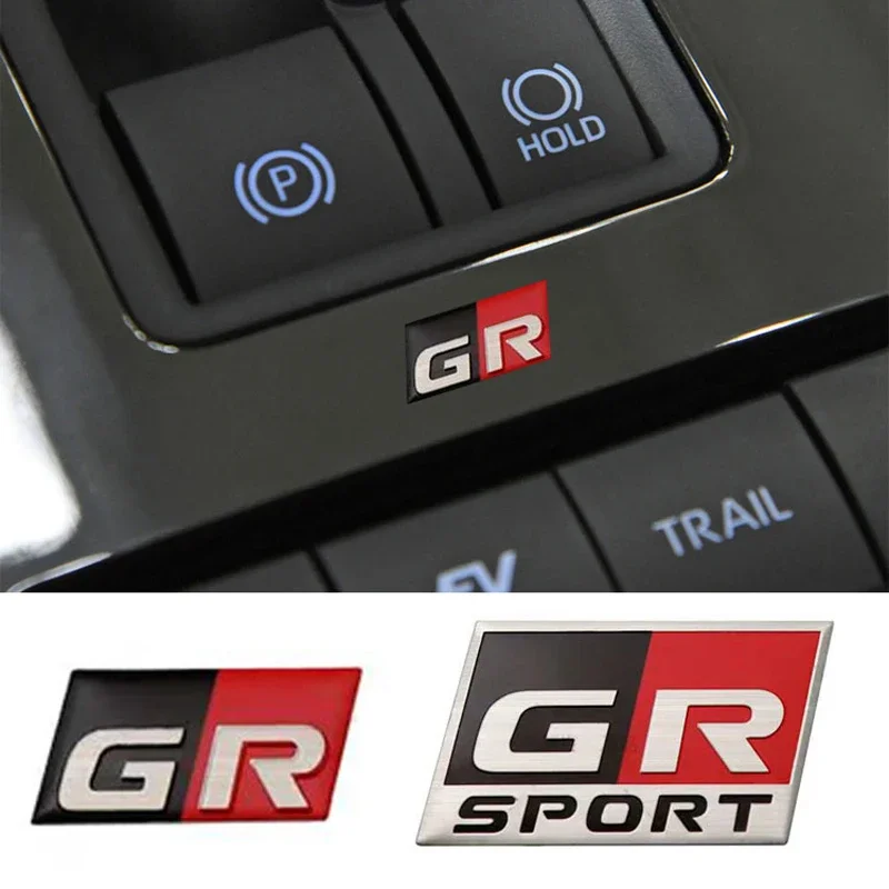 Gr Gazoo Racing Sport Car Body Emblem Sticker Per Toyota Yaris Hiace Estima Hilux Rav4 Supra Camry Crown Chr Accessori Auto