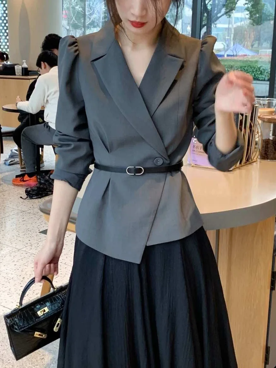 

Women's Temperament Beauty Fragrance Dress Suit, Jacket and Half Skirt, Senior Sense, New Fashion, Spring, 2023