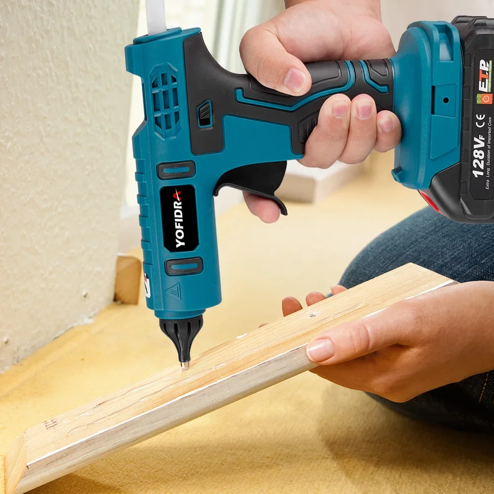 Hot Melt Glue Gun Hot Glue Gun Yofidra 100W 260&deg; High Temperature Hot Glue Gun Arts&DIY Heat Repair Tool Electric Hot Melt Glue Gun makita 18V Battery