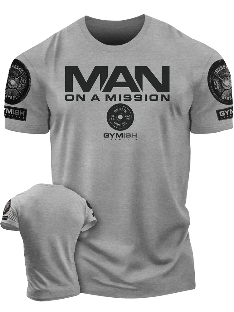thumbnail image 1 of Camiseta de entrenamiento completa con estampado 3D, divertida camiseta de gimnasio, camiseta de manga corta de algodón de alta calidad para hombre, camiseta de hombre duro, 1 of 4