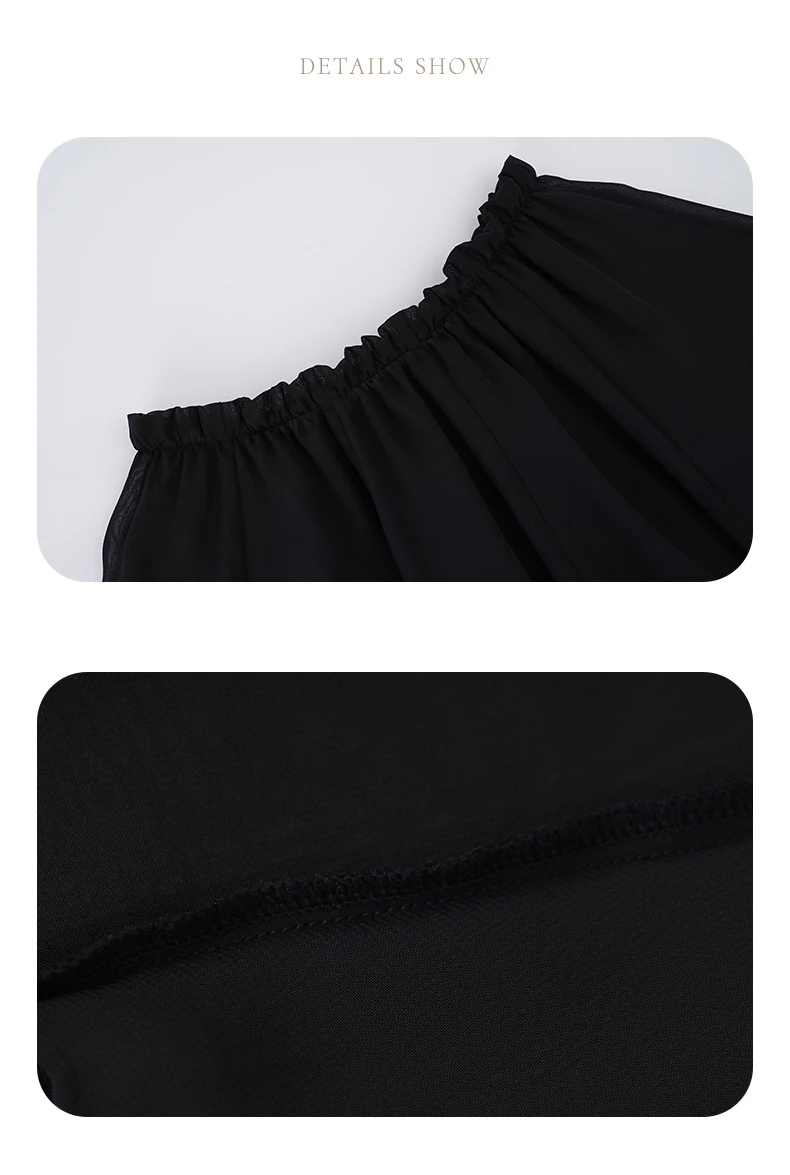Ballett Tanzrock für Frauen Erwachsene Teen lyrische weiße schwarze Blütenblatt geformte Chiffon Rock Ballerina Tanz Übungs röcke – Detail 12
