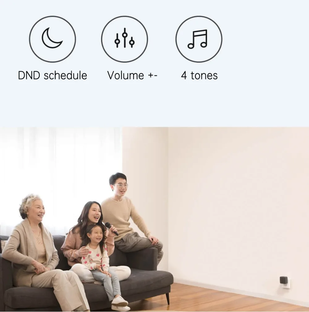 For Mijia Video Doorbell 2 wifi doorbell Ai Smart Doorman Human Detect 3Day Clou