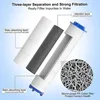 Hand Shower Filters, Set of 10 Replacement Filters for Hard Water, Remove Chlorine and Harmful Substances More Effectively 5