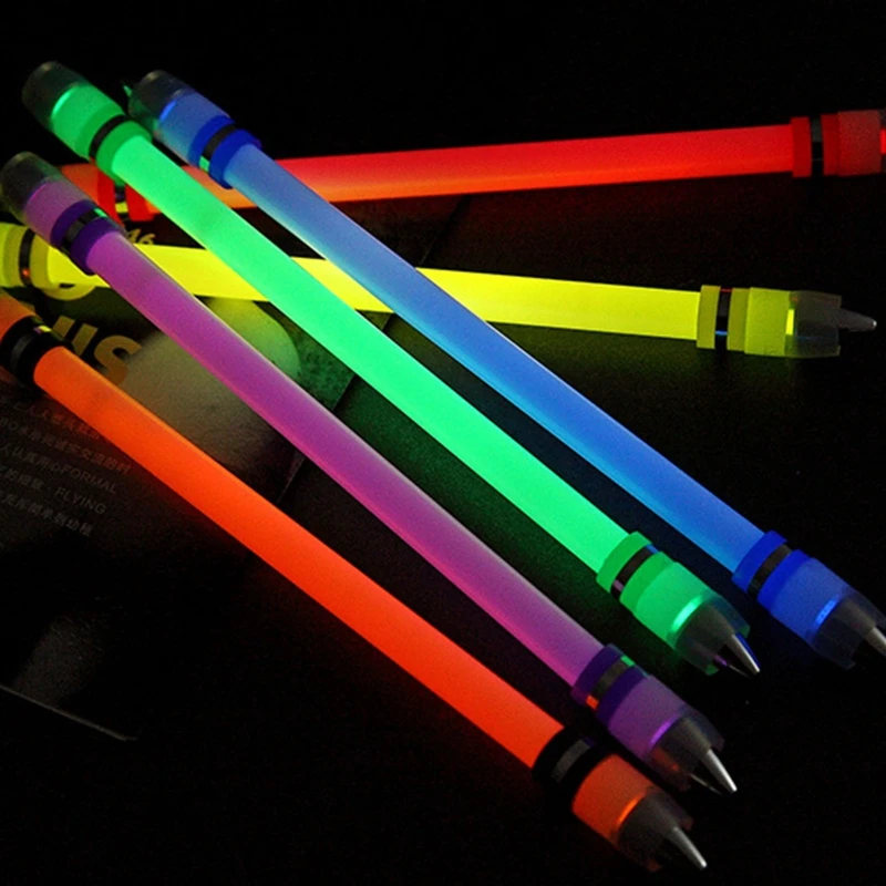 

Popular Spinning Gaming Pen Coating Finger Rotating Pen Glow in the Dark Anti Slip Wear Resistant Entertainment Toy Gift