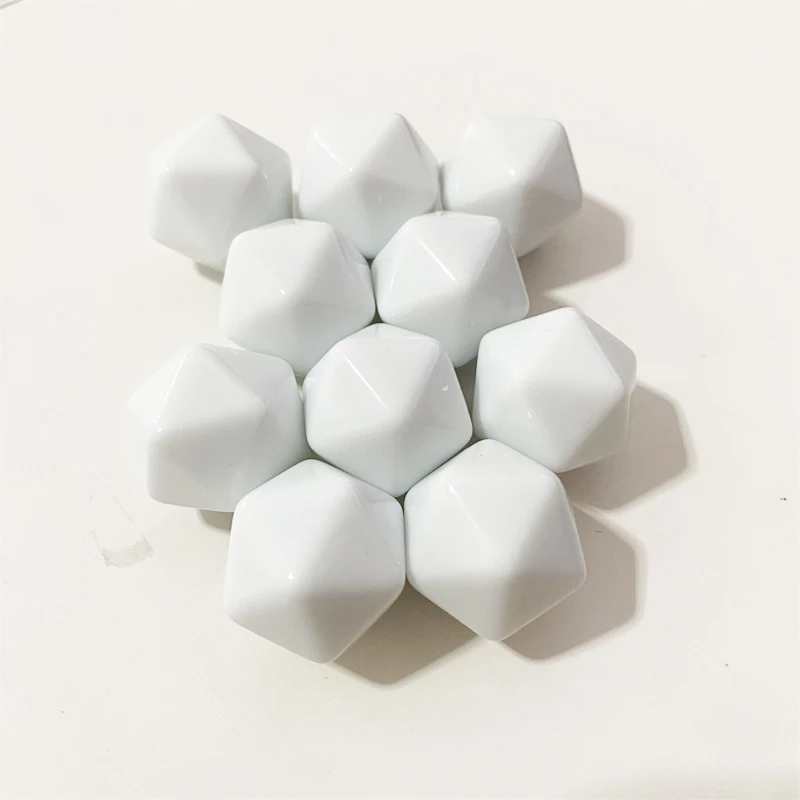 thumbnail image 2 of Aazon.co: 15 Pcs D12 White Blank Dice 25 For Board Gaes, Teaching... 2 of 12