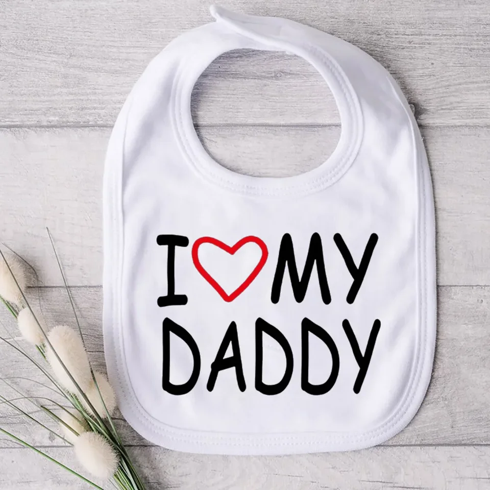 Toddler & Baby Bibs Burp Cloths Aunt I Love Mimi Grandma Grandmother...