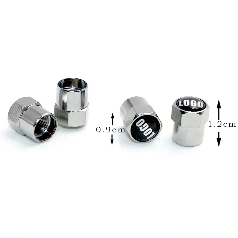 4pcs Car Wheel Tire Valve Caps Dust Proof Covers Stem Air Caps For Honda Mugen Power Civic Accord CRV Hrv Jazz Accessories