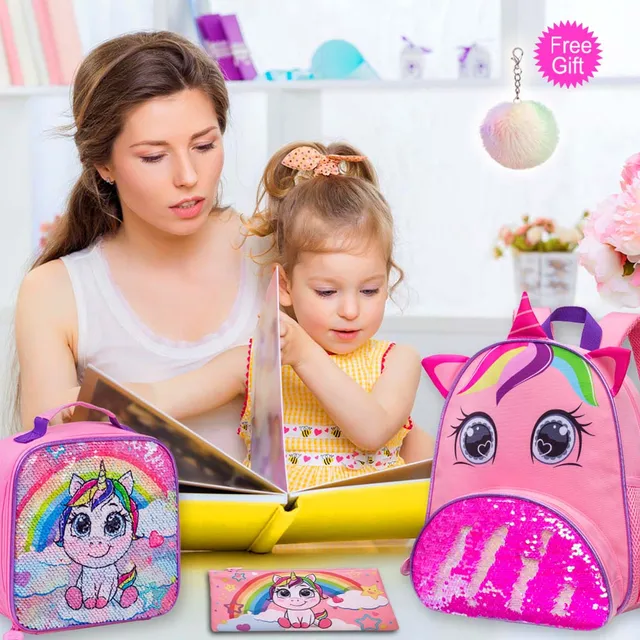 Trousse scolaire 1 compartiment mermaid violet Viquel