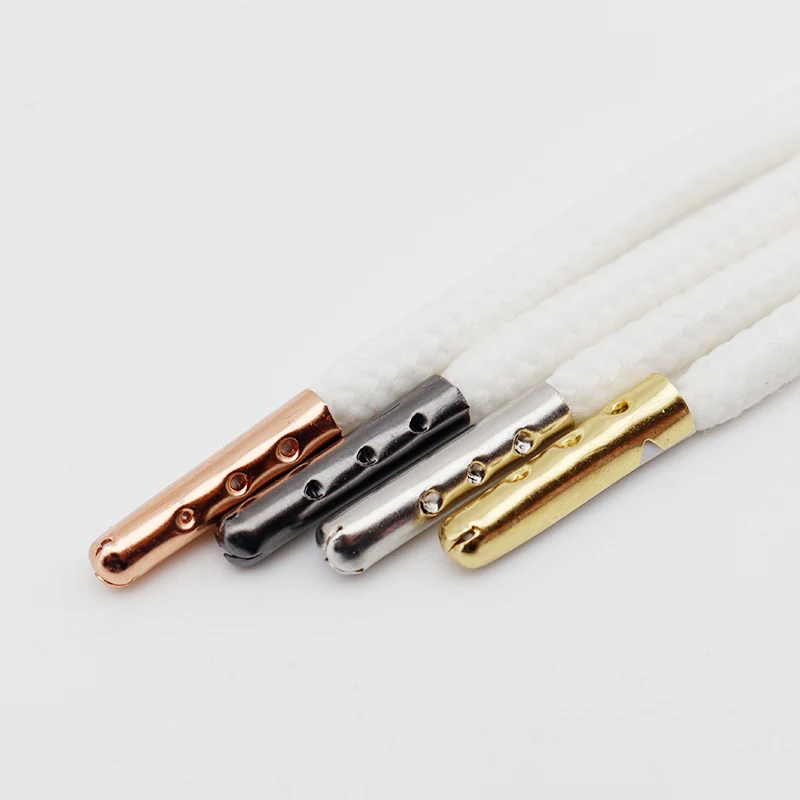 Coolstring (100Pcs/25sets) 3x17mm Silver Gold GunBlack Shoelaces Metal Aglets Logo Custom Plating Clothes Shoes Tips DIY Support