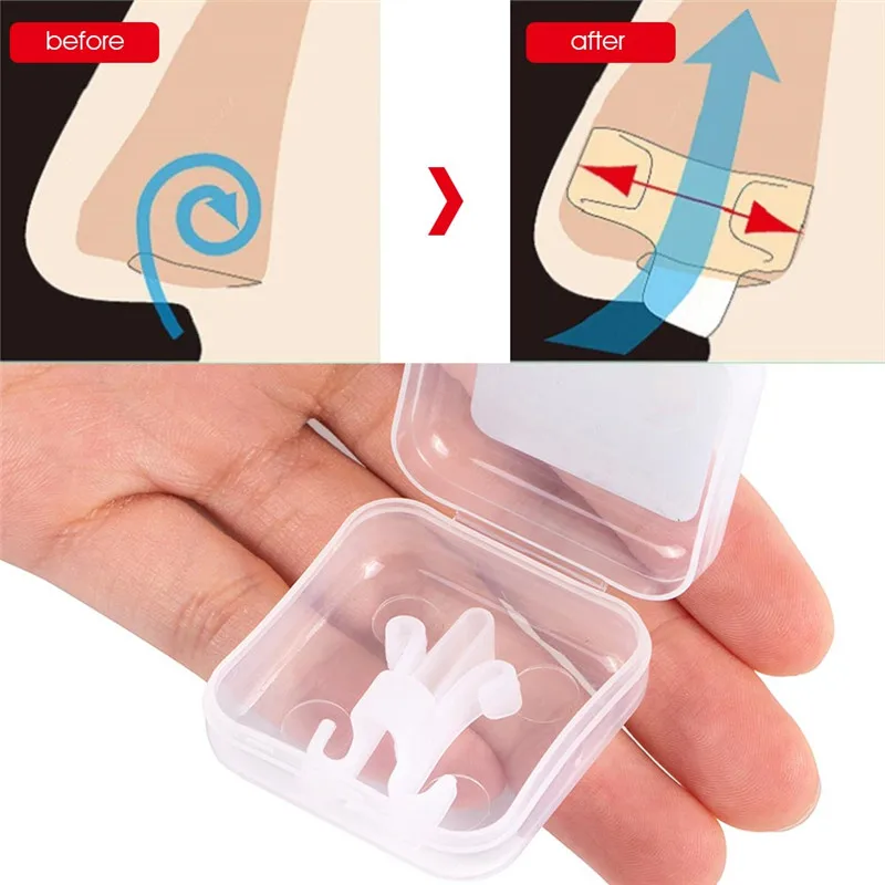 1pc Sleeping Aid Healthy Care Anti-Snoring Device Snore stop Anti-Snoring Apnea Nose Breathe Clip Stop Snore Device 5