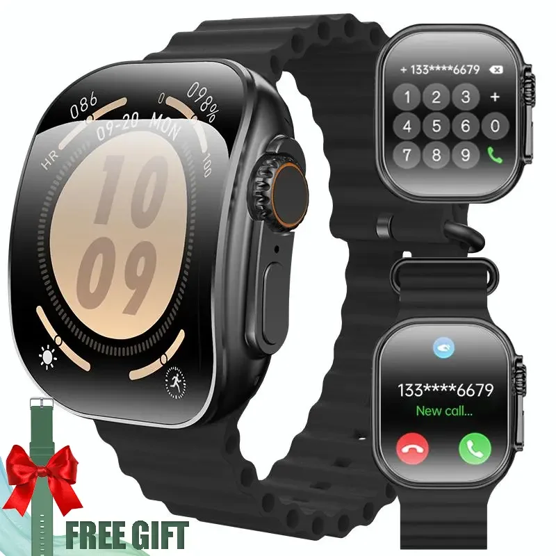 Smart Watch For Women Men, 1.83'' HD Full Touch Screen Wireless Calling Smartwatch (Answer/Make Call), Activity Tracker, 100+ Sport Modes, Pedometer, Message Alerts, Sport Fitness Tracker,Compatible With Iphone.Holiday Gifts, Birthday Gifts - Image 2