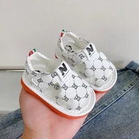 Fashion Newborn Baby Boy Sandals Cute Girls Summer Soft Sole Flat Walking Shoes Infant Non-Slip Sandals 2