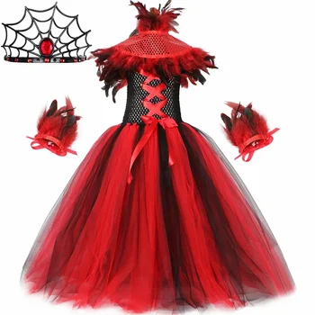 Girls Gothic Demon Vampire Costume