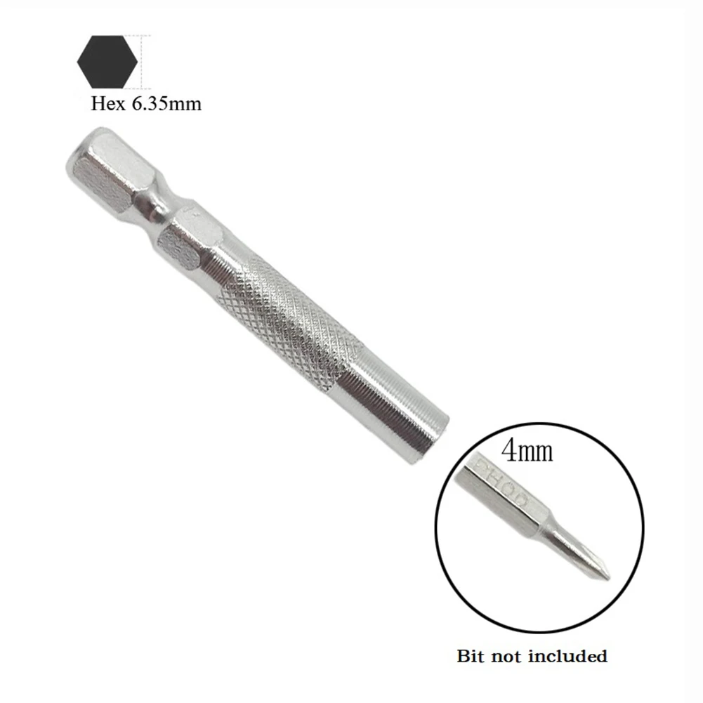 5 stücke 6,35mm 1/4 "Einsatz Bit Adapter Zu System 4mm 4 Schraubendreher Micro Bit Adapter Magnetische Halter für 1/4" Schraubendreher Hand Werkzeug – Detail 7