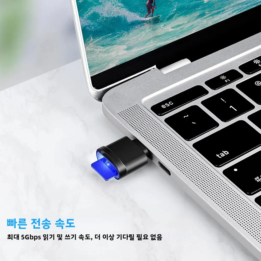 미니 타입-C to USB 어댑터, 타입-C USB to SD, 마이크로 SD, TF 카드 리더, 메모리 카드, 삼성, 화웨이 타입-C 기기용