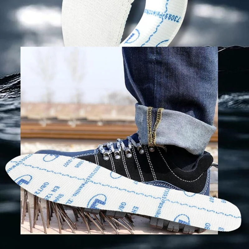 1 Pair Outdoor Anti-puncture Damping Pads Shoe Insoles