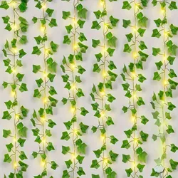Enchanting USB Ivy Leaf Curtain String Light - 100 LED Warm Ambiance - 1PC 3M100LED (Warm white)