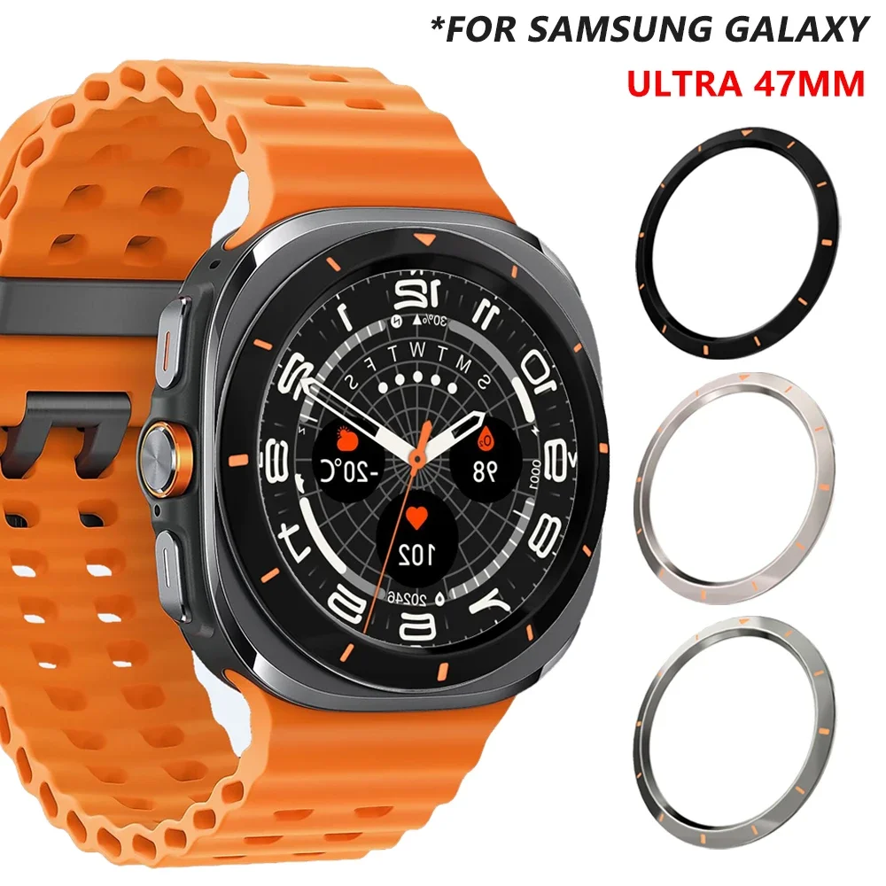Enhanced Bezel Ring Case for 47mm Watch - Protective Frame Shell Bumper