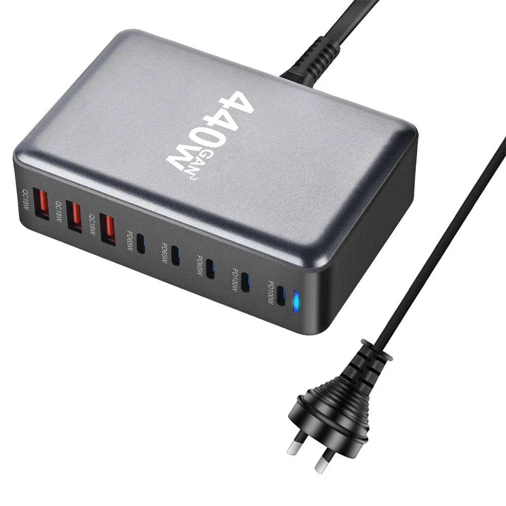 جديد 440 واط غان شحن سريع 3.0 USB نوع C شاحن سريع...