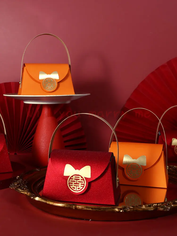 

Wedding candy empty box tote bag candies