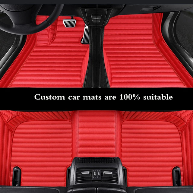 Custom car floor mats for Mercedes Benz, high-quality, waterproof, slip-resistant, easy to clean, full coverage, synthetic fiber, artificial leather, suitable for various car models, satisfaction guaranteed