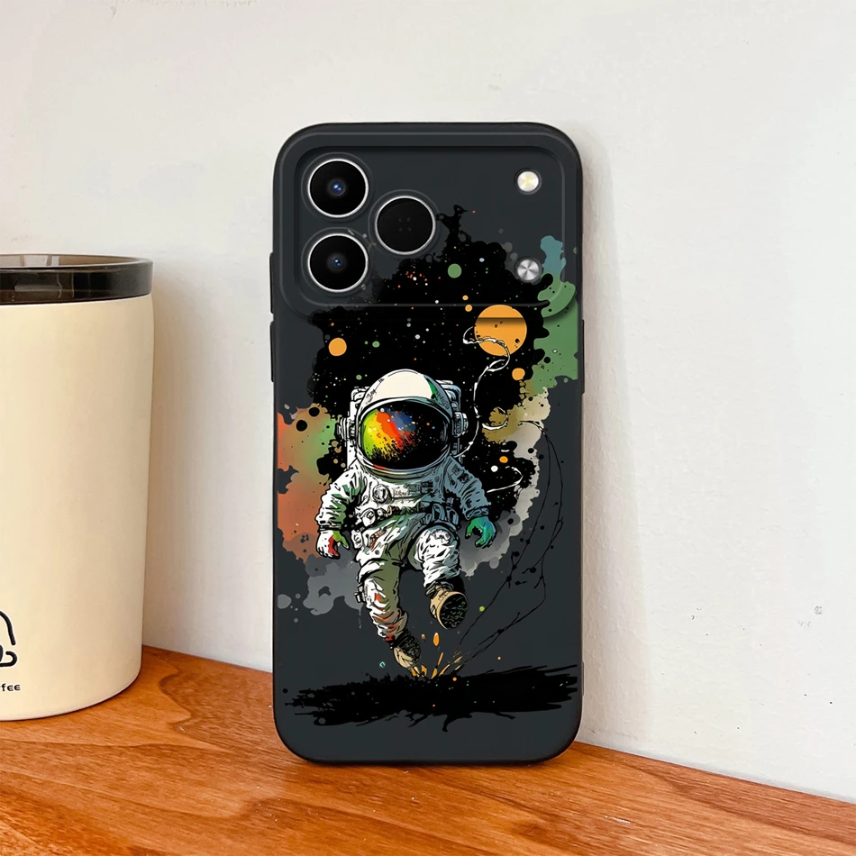 Funny Cartoon Animals Lens Protection Soft Liquid Silicone Back Cover Case
