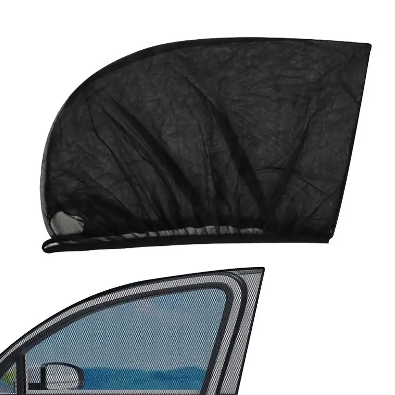 

Mesh Sunshade Car 2pcs Side Window Window Cling Uv Rays Protection Sun Shade Blocker For Car Travel Auto Summer Accessories