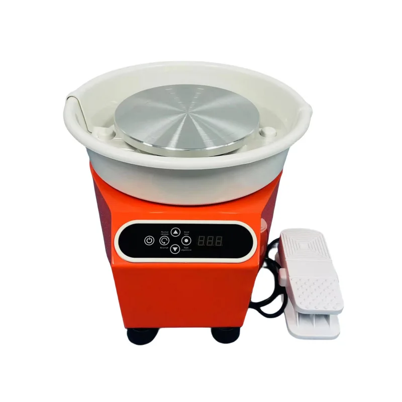 LCD Touch Display Electric Pottery Wheel Ceramic Forming Machine Clay Wheel 350W DIY Clay Sculpting for Beginners Art Craft