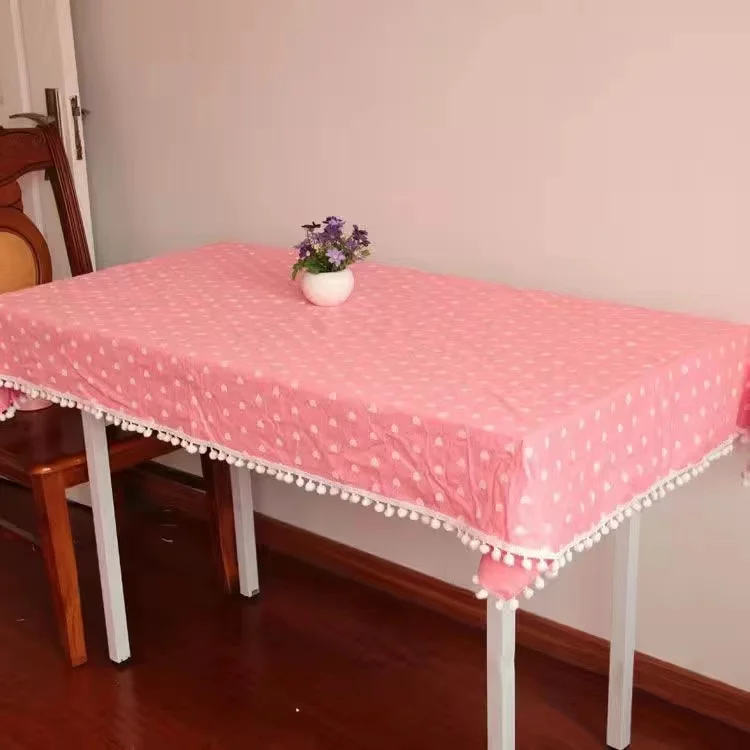 Toalha de mesa rosa para meninas, bonito pano de mesa xadrez, Ins Dormitory  Mat, papel de parede de computador, decoração do quarto Kawaii, quente,  novo, 2023