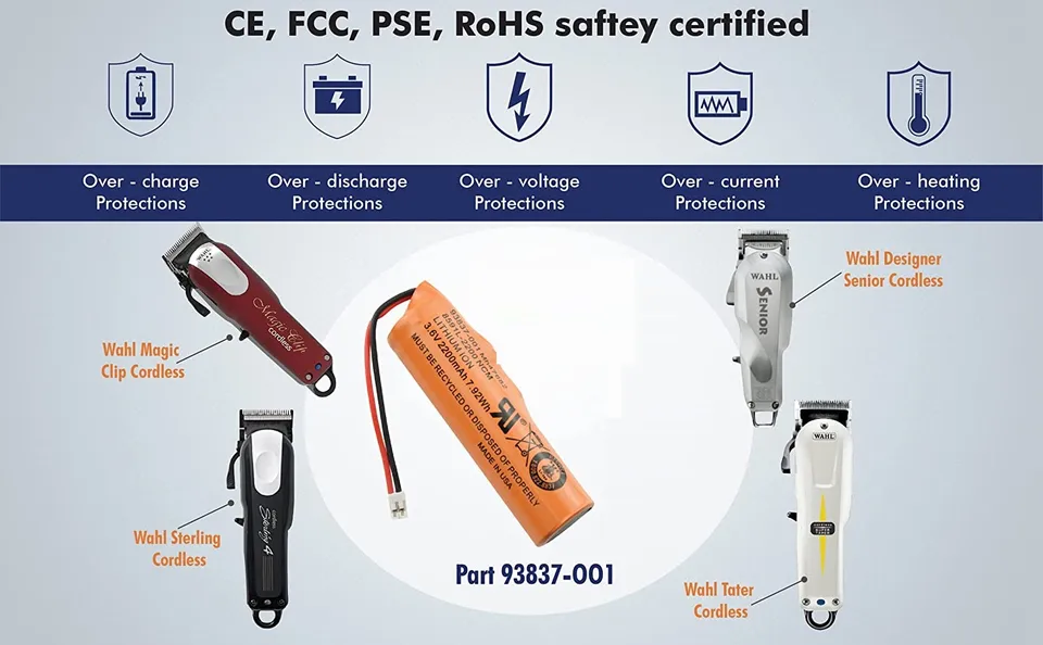 Wahl Magic Clip Cordless Battery | Rechargeable Battery