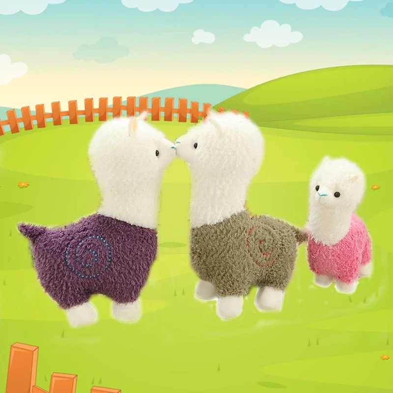 

Cute Alpaca Plush Toy New Lama Pattern Interesting Sheep Toy Christmas Gift for Children Colors Stuffed Animal plushie for baby