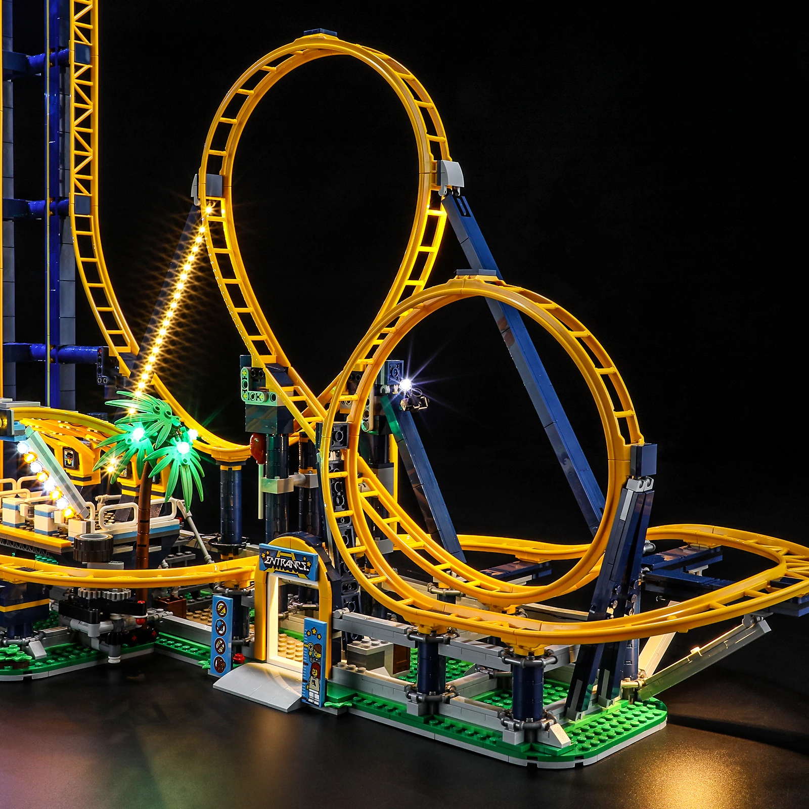 LED Light Kit for 10303 Loop Coaster Building Blocks DIY Toy Lamp