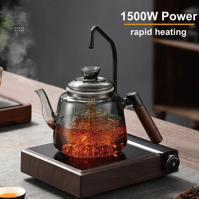 1500W Electric Ceramic Stove 8 Gear Tea Maker Auto Water Supply Induction Water Pumping Kung Fu Tea Stove Keep Warm Water Boiler 5