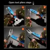 Multifunctional wrench hammer outdoor camping folding nail hammer pliers emergency car combination all-in-one tool hammer 5