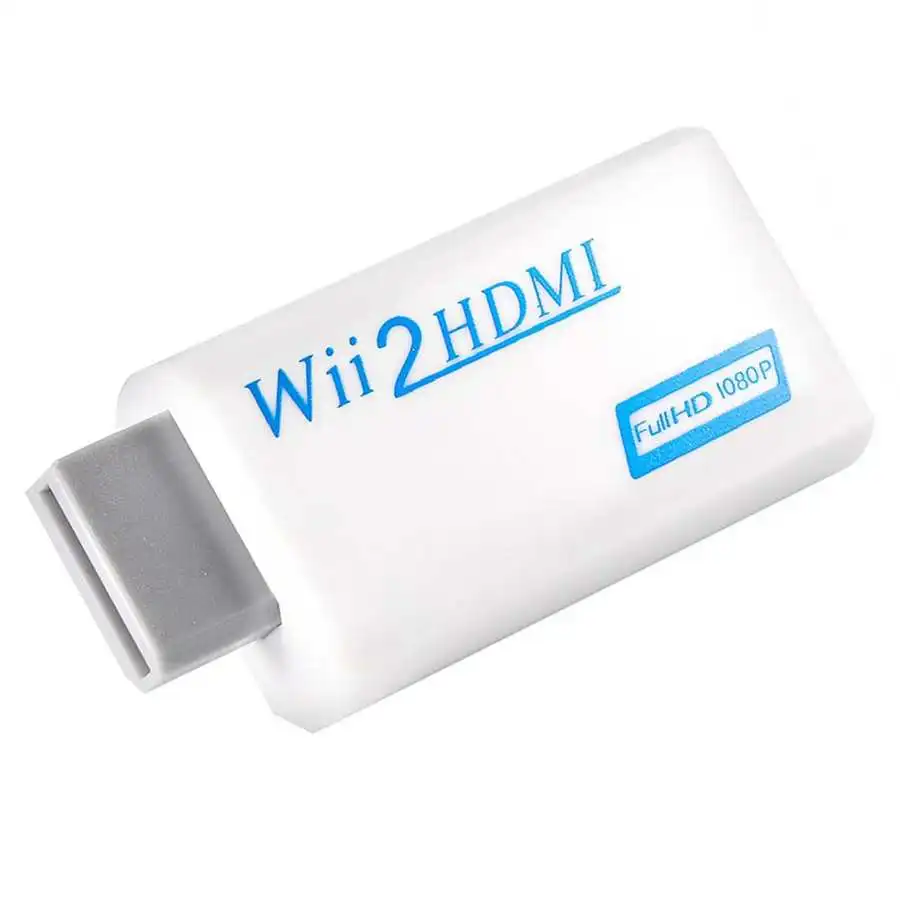 Wii To HDMI 720P/1080P 업 스케일링 컨버터 어댑터, 3.5mm 오디오 비디오 출력