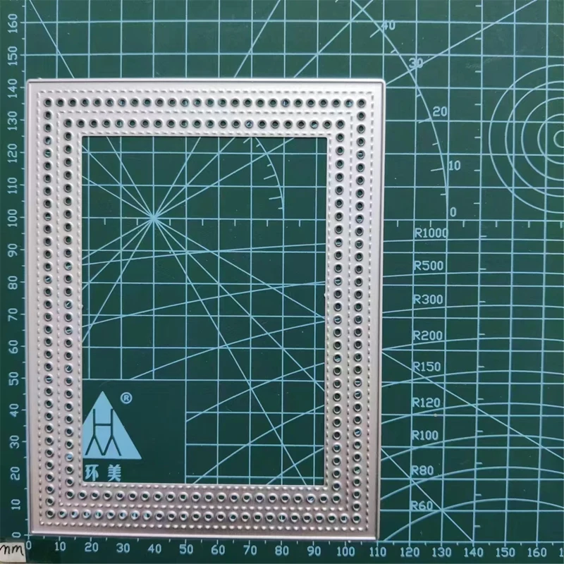 재회 서클 속이 빈 사진 프레임 금속 절단 다이 새로운 2023 공예 DIY Scrapbooking 종이 카드 만들기위한 다이 컷