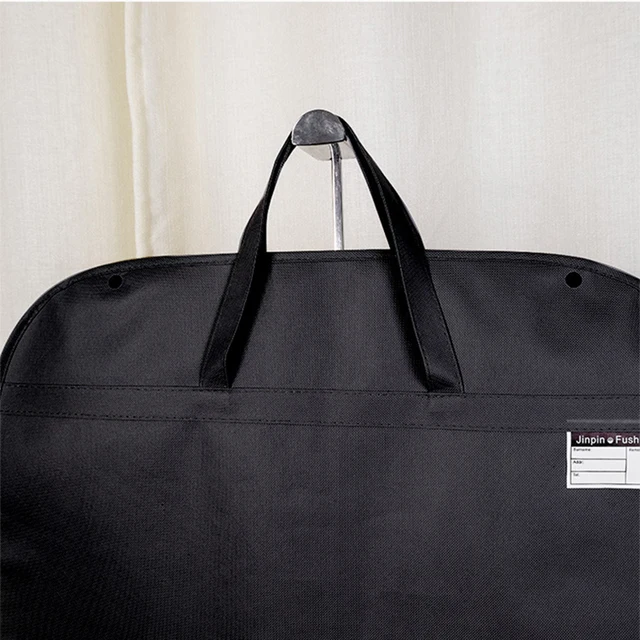 Hordozható Cipzáras Ruhák Tároló Táska Lélegző Porálló Összecsukható Férfi Öltöny - Image 3