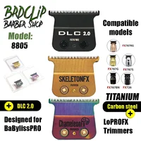 New Cutter bit Professional Colorful DLC FX707Z Rplacement TITANIUM Blade Compatible With BaBy PRO Hair Trimmers FX787 and FX726 1