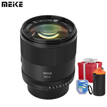 Meike 풀 프레임 자동 초점 대형 조리개 인물 렌즈, 니콘 Z 마운트, 소니 E 마운트 카메라용, STM 모터, 85mm f1.4