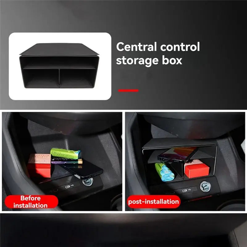 Q5/Q4 Etron LHD 중앙 제어 수납함, 자동차 내부 제품-A74F에 적합