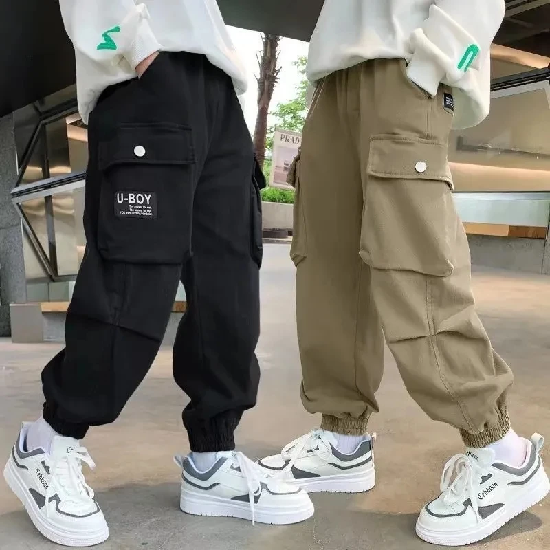 Teenage Boys' Pants Spring and Autumn New Children's Leisure