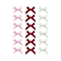 18pcs Women Hair Accessories Set Colorful Ribbons Bows Hair Clips Cute Hair Claw Straps Fashionable Sweet Silk Ribbon Hairpin 5