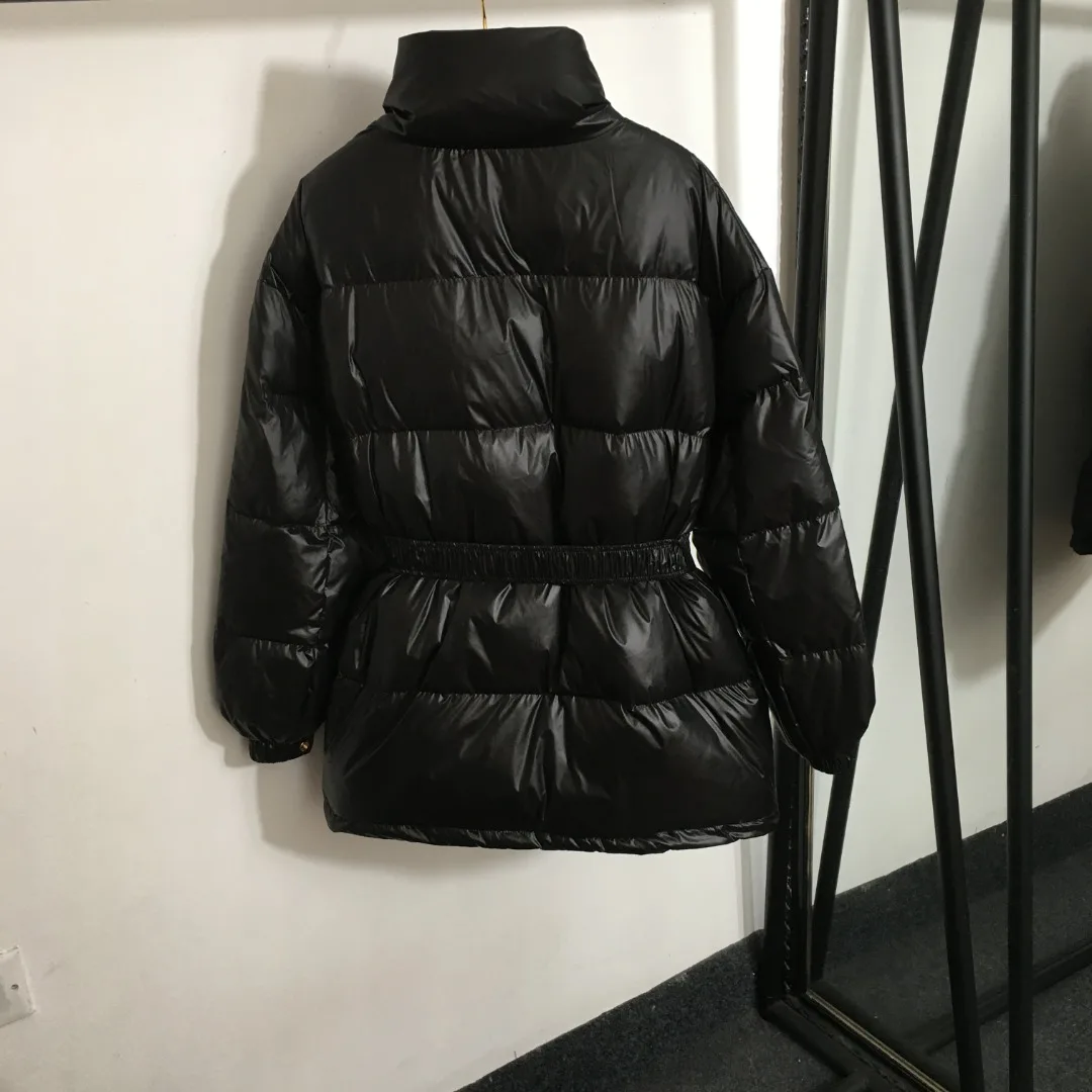 90 goose down waist cinching slimming and warm down jacket fashion Looks slimmer , casual and warm
