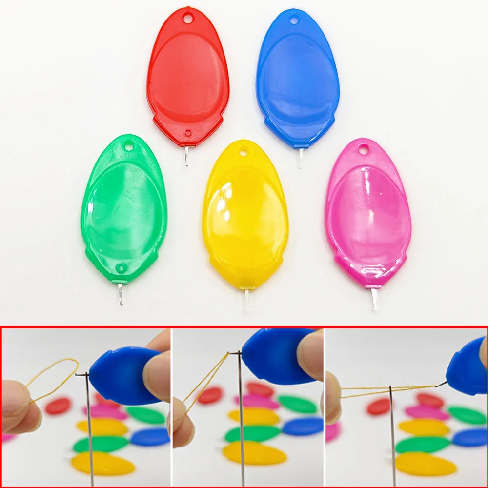 5/10Pcs Easy Needle Threader Needlework Accessory Stitch Inserter Tool Automatic Thread Sewing Tools Handmade Sewing Accessorie sewing needle threader