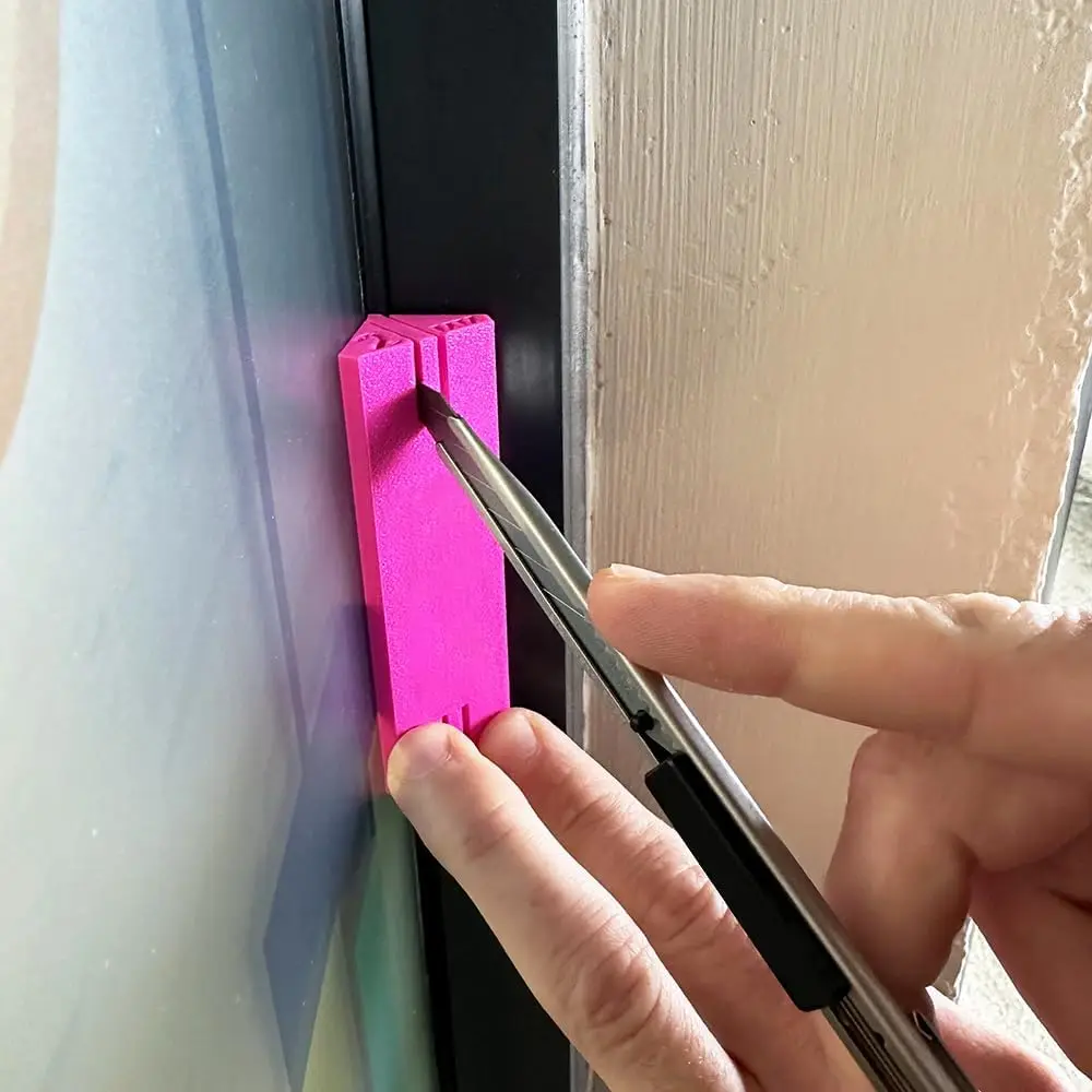 FOSHIO Gerade Linie Schneiden Guide Werkzeug Für Tapete Vinyl Wrap Handwerk Auto Film Rechten Winkel Rand Genaue Trimmen Hilfs – Detail 11
