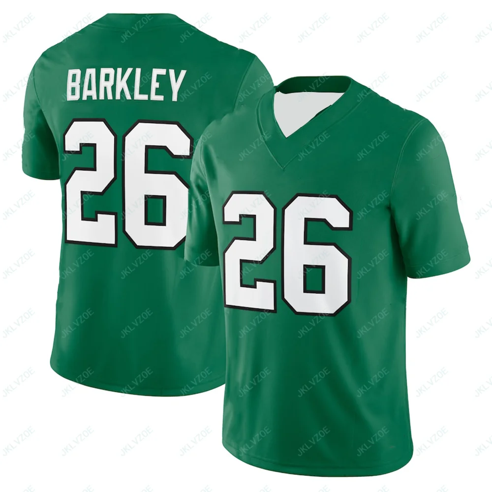 24/25 Adult Philadelphia American Football Jersey Rugby Jersey Sportswear Training T-shirt Eagles Barkley 26 Number