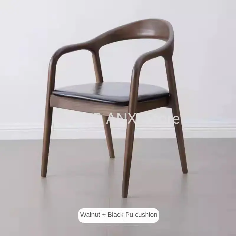 

Wooden Kitchen Nordic Dining Chairs Arm Salon Party Outdoor Design Dining Chairs Office Modern Luxury Cadeira Home Furniture WK