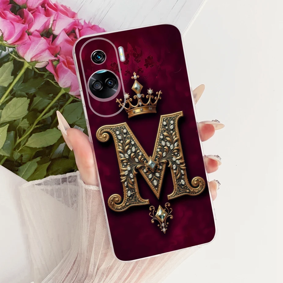 Cute Crown Letters Soft Slim Phone Case